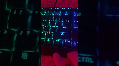 How To Change Color On A Onn Gaming Keyboard Youtube
