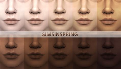 Mod The Sims Maxis Match Skintones V2 Warms And Cools
