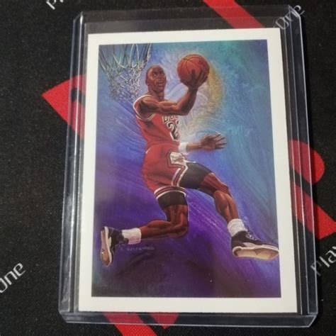 Michael Jordan Nba Hoops Illustrated Card 1990 Lazada Ph