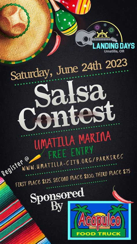 Salsa Contest Umatilla Landing Days