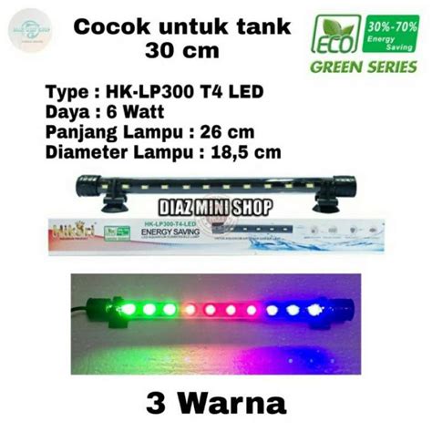 Jual Lampu Celup Led Hikari Hk Lp Aquarium Aquascape Warna Di