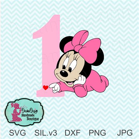 222 Baby Minnie Mouse Svg Files SVG PNG EPS DXF File - Free SVG Files