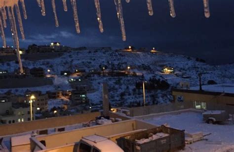 Let It Snow Jerusalem Northern Israel Become Winter Wonderlands The