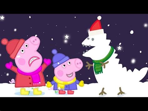 Peppa Pig Full Episodes Christmas Special Snow Cartoons For