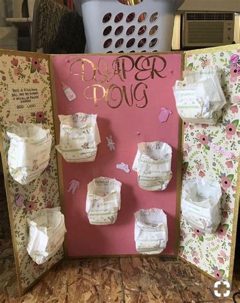 After everyone is done cutting their strands, take turns measuring the. DIY Diaper Pong Game - DIY Sweetheart