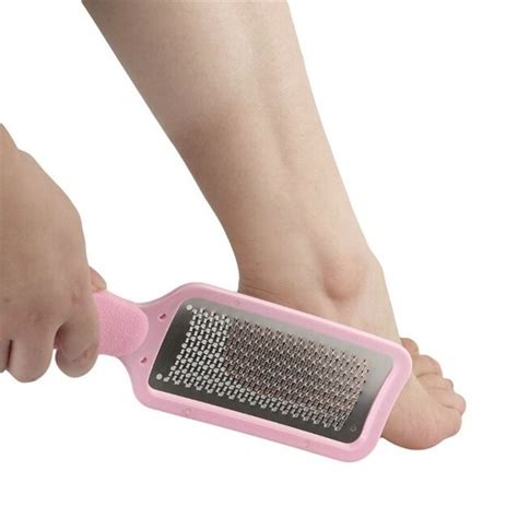 1 Pc Stainless Steel Foot File Callus Remover Pedicure Tool Double