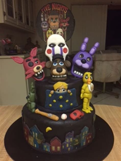 Five Nights At Freddys On Cake Central Fnaf Cakes Birthdays Fnaf
