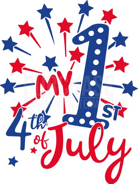My First 4th Of July Svg 1st Fourth Of July T Shirt Svg Design