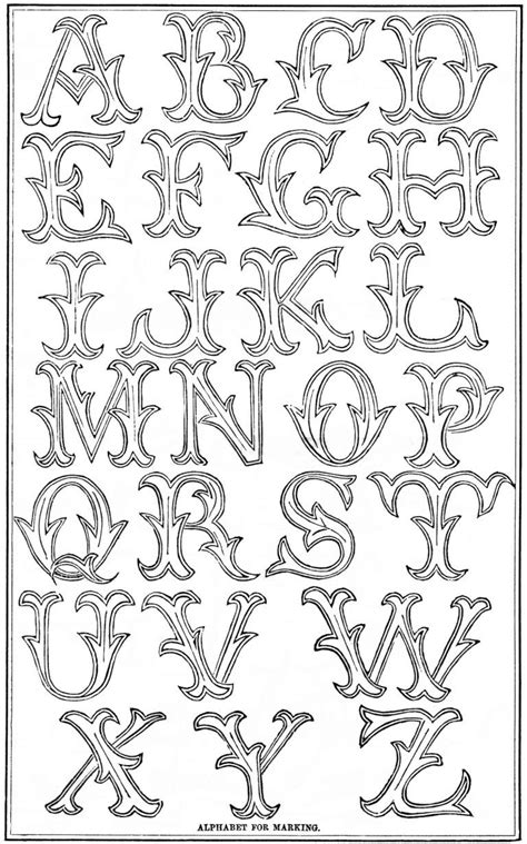 Antique Alphabet To Embroidery Vintage Crafts And More Embroidery