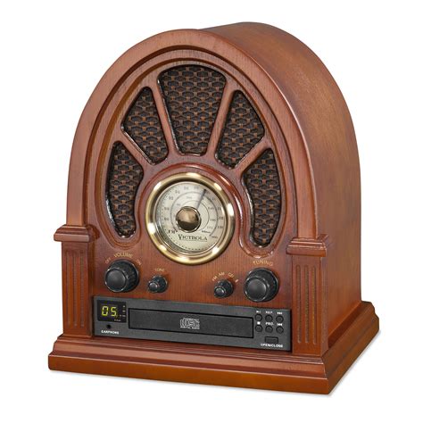 Victrola Vintage Wooden Bluetooth Radio With Cd Player 816203015099 Ebay
