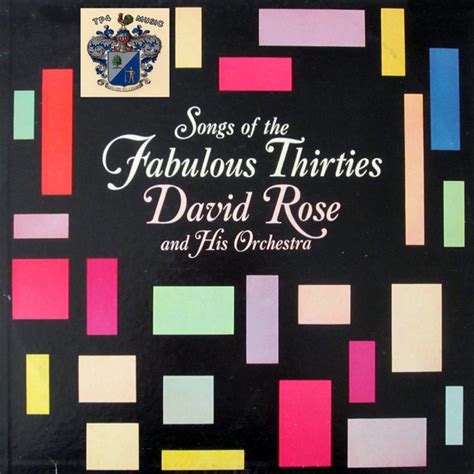 Songs Of The Fabulous Thirties Album By David Rose And His Orchestra