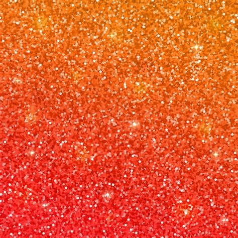 Premium Vector Glitter Background With Orange Red Color Gradient