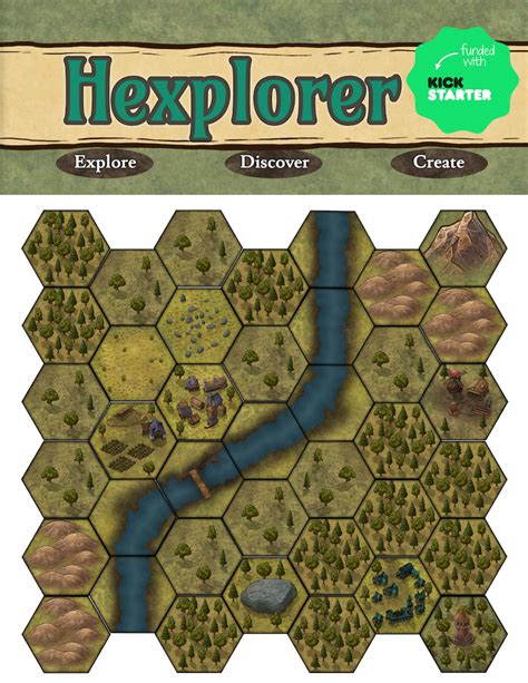 Hexplorer Digital Hex Map Tiles Headless Hydra Press Ulisses Spiele
