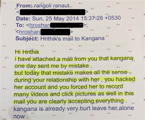 Hrithik roshan and kangana ranaut dated, fought and dated again. dna Exclusive | Leaked emails show Kangana Ranaut was ...