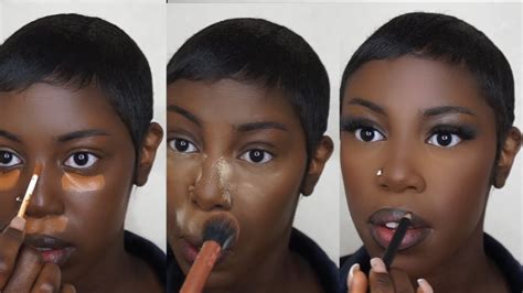 Easy Step By Step Everyday Makeup Tutorial Darkskin Youtube