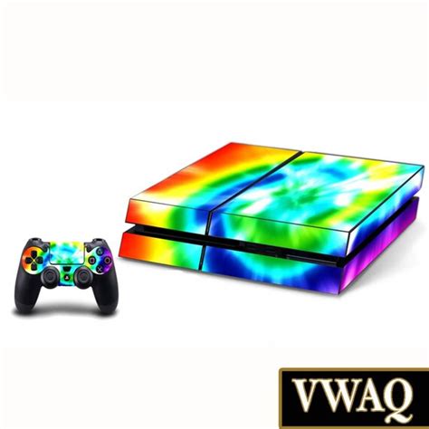 Ps4 Rainbow Skins Console And Controller Tie Dye Skin For