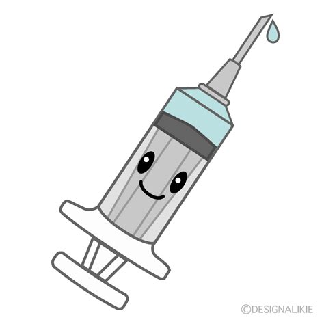 Cute Syringe Clip Art Free PNG ImageIllustoon