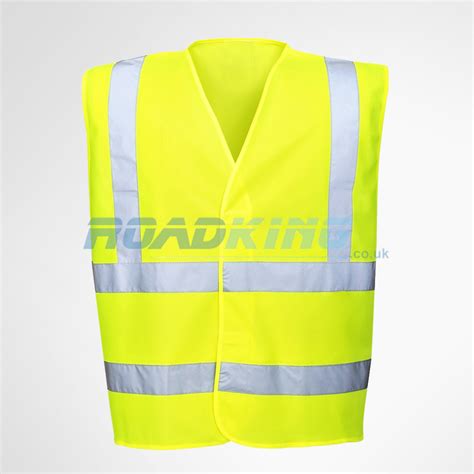 Hi Vis Vest Hi Vis Safety Waistcoat Yellow Uk