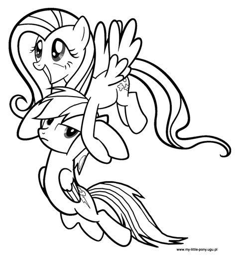 Check spelling or type a new query. Mlp Fluttershy And Rainbow Dash Coloring Pages Sketch ...
