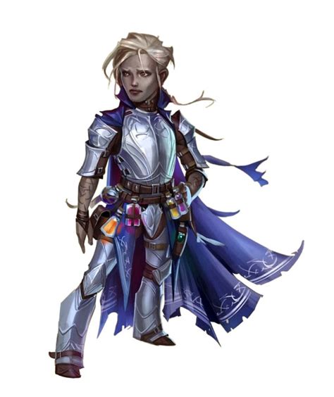 Female Duergar Alchemist Mithral Armor Qormintur Pathfinder 2e