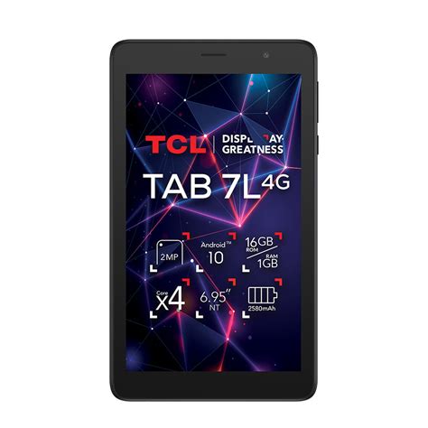 Tablet Tcl Tab 7l 4g Quad Core 1gb 16gb 695 Negro Compra En La Polarcl