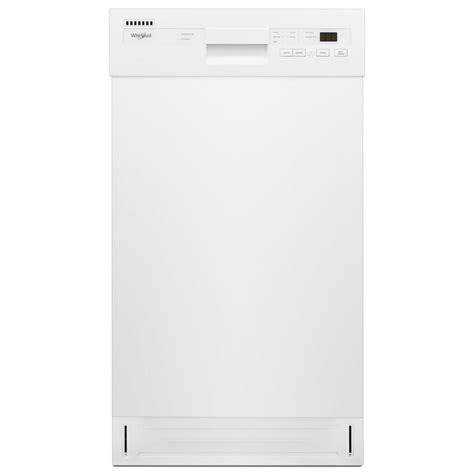 Our supremeclean technology provides you with a powerful clean with unbeatable results. Whirlpool 18 in. Front Control Dishwasher in White with ...