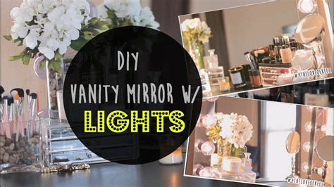 Diy vanity with lights are very popular among interior decor enthusiasts as they allow for an added aesthetic appeal to the overall vibe of a property. DIY: Vanity Mirror w/ Lights | ♥ 4theloveofkelz - YouTube