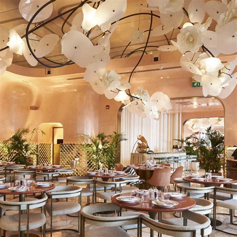 Flamingo Room By Tashas Dubai Table Design Restaurant Interior