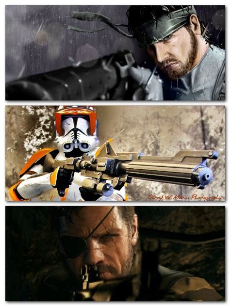 Solid Snake And Big Boss Vs Commander Cody And Clones Battles Comic Vine