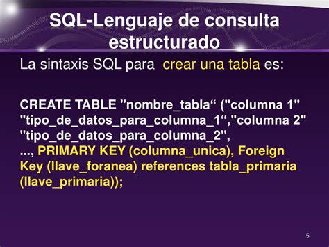 PPT SQL Lenguaje De Consulta Estructurado PowerPoint Presentation Free Download ID