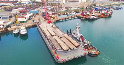 (transport, nautical) of a form of marine vessel which allows wheeled vehicles to be driven on and off. Deck Barges - ABS Class Ocean Barges - Curtin Maritime, Corp.