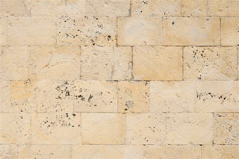 Texture Of Old Limestone Brick Wall Abstract Stock Photos ~ Creative