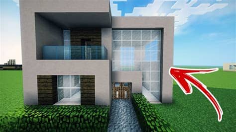 Gran galería de fotos de fachadas de casas modernas de alta calidad y nitidez de diferentes tipos, un y dos pisos en su mayoría. Minecraft - Como fazer uma Casa Moderna de Praia 🌴🏠🌊«Many ...