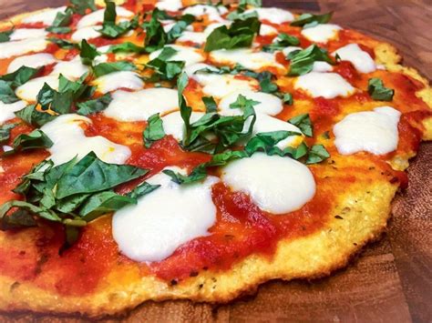 Cauliflower Crust Margherita Pizza For Your Next Date Night Recipe
