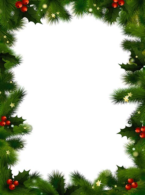 Free Christmas Border Transparent Background Download Free Christmas