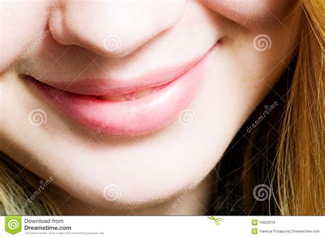 Smile Close Up Mouth Stock Photo Image Of Pink