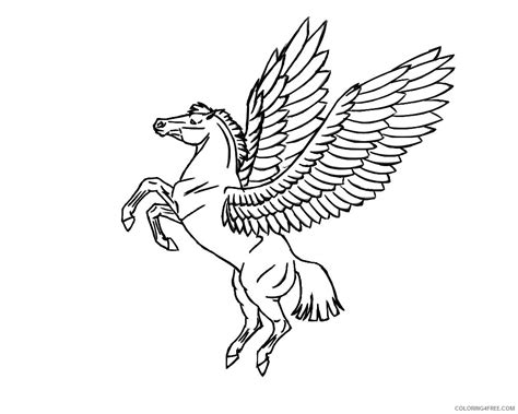 Printable Pegasus Coloring Pages For Kids Coloring4free