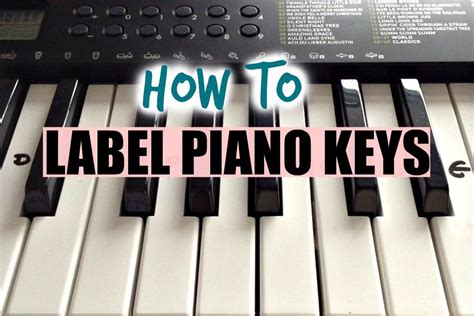 32 How To Label Keys On A Piano Labels For Your Ideas