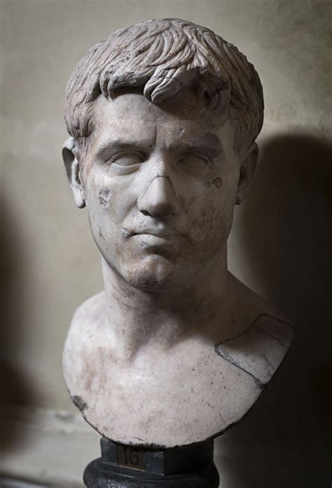 Roman Male Portrait Bust Marble 1st Cent Ce Inv No 1977 Rome