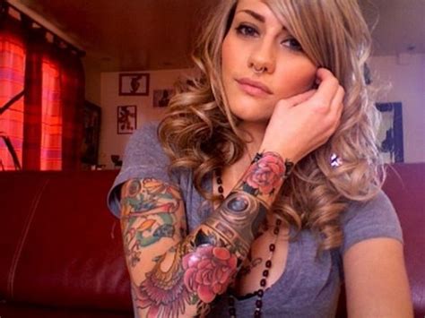 100s Of Girls Sleeve Tattoo Design Ideas Pictures Gallery