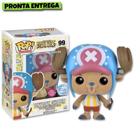 Funko Pop One Piece Tony Tony Chopper 99 Flocked Loja Tsc