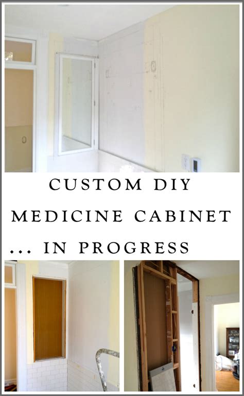 We Designed And Built A Custom Diy Extra Tall Recessed Medicine