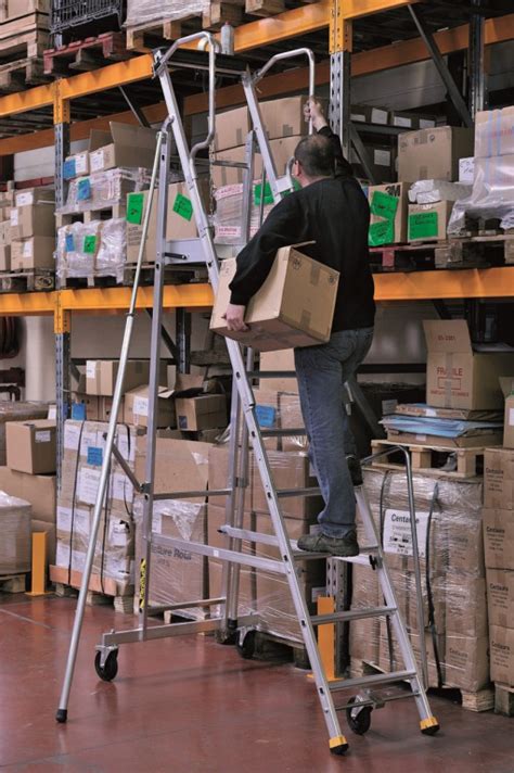 Proper Safety Ladder Usage The Shelving Blog