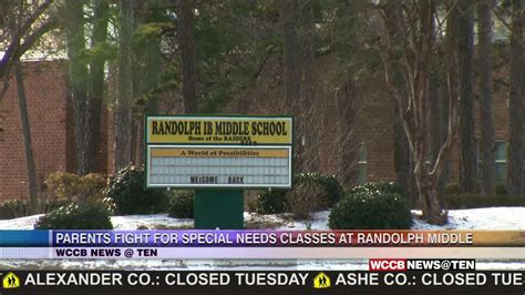 Parents Fight For Special Needs Classes At Randolph Middle Wccb