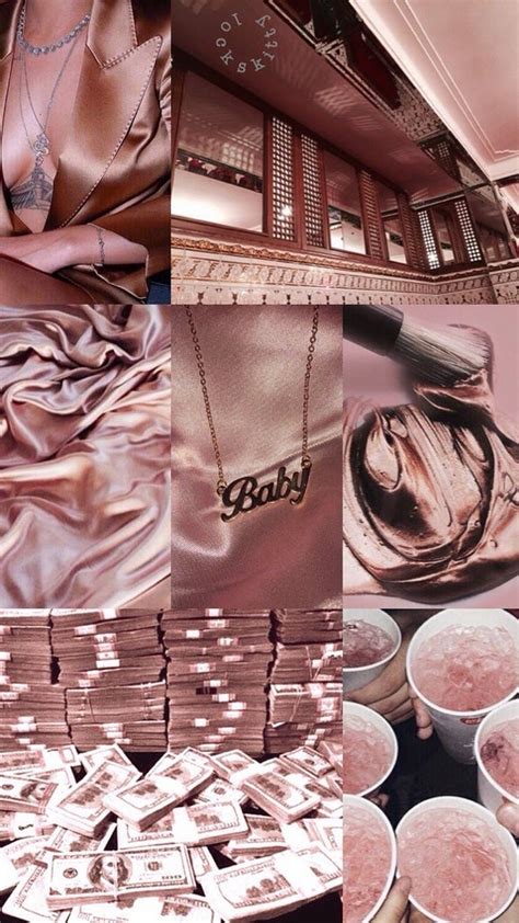 Girly Rose Gold Aesthetic Iphone Tumblr Wallpaper