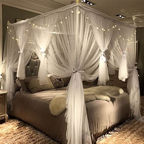 Four Post Canopy Bed Curtain Set Goldilocks Effect