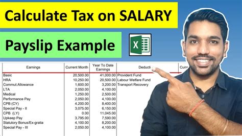 How To Calculate Income Tax On Salary With Example In Excel Fincalc Blog
