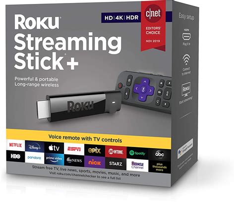 Buy Roku Stick Plus Streaming Media Player Black Online In Uae
