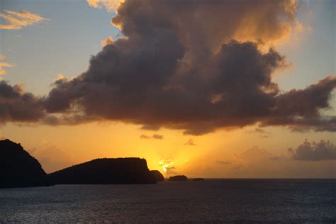 Sunset In St Vincent St Vincent In The Caribbean On Marell Flickr