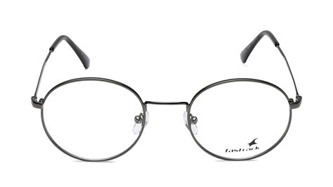 Gun Metal Round Rimmed Eyeglasses Fastrack Ft1100mfm1 At Best Price